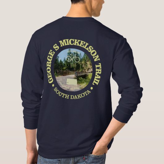 George S Mickelson Trail, South Dakota. T-shirt (Achterkant)