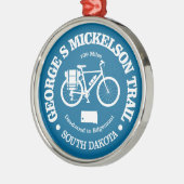 George S Mickelson Trail (wielrennen) Metalen Ornament (Links)