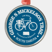 George S Mickelson Trail (wielrennen) Metalen Ornament (Voorkant)