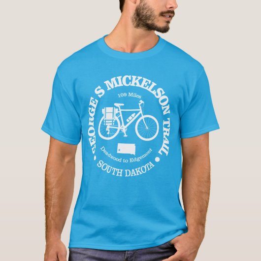 George S Mickelson Trail (wielrennen) T-shirt (Voorkant)