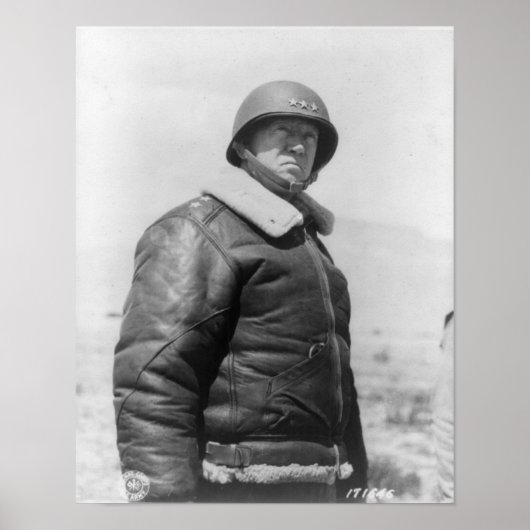 George S. Patton Poster (Voorkant)