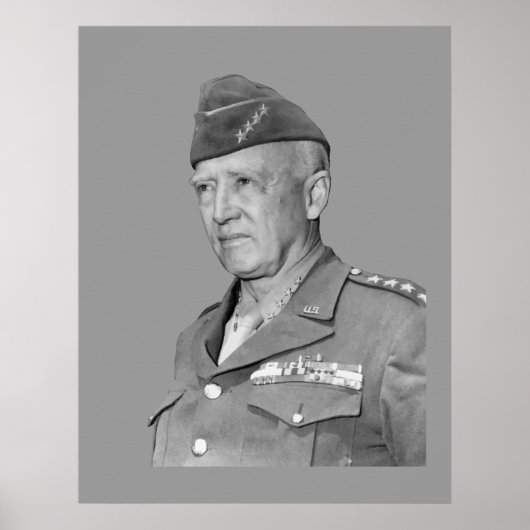 George S. Patton Poster (Voorkant)