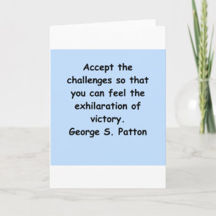 george s patton quote kaart