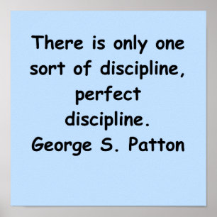 george s patton quote poster