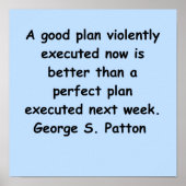 george s patton quote poster (Voorkant)