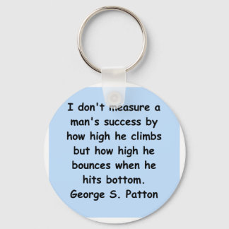 george s patton quote sleutelhanger