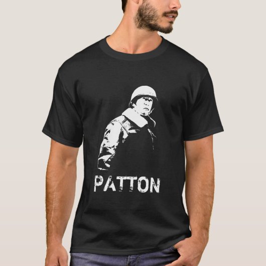 George S. Patton - War Hero T-shirt (Voorkant)
