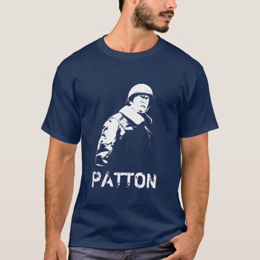 George S. Patton - War Hero T-shirt (Voorkant)