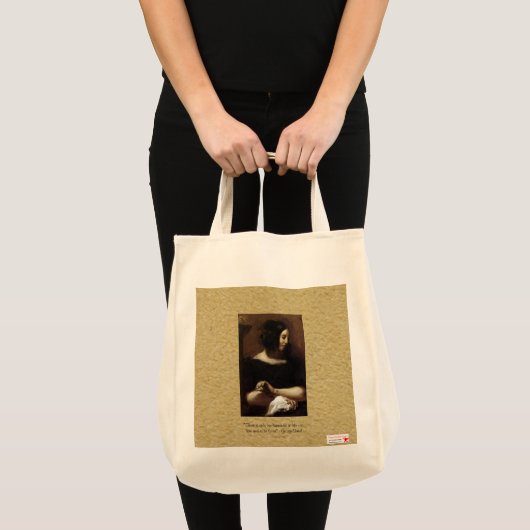 George Sand "One Happiness" Canvas Canvas tas (Voorkant (product))