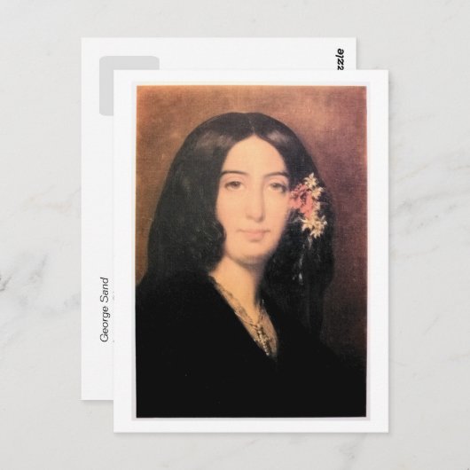 George Sand van Charpentier Briefkaart (Voorkant / Achterkant)