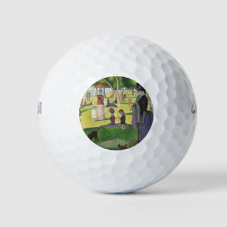 George Seurat op zondag in La Grande Jatte Famous Golfballen