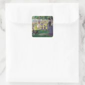 GEORGE SEURAT - Zondagmiddag 1884 Vierkante Sticker (Tas)