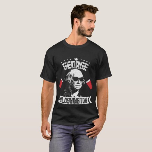 George Sloshington T-shirt (Voorkant volledig)