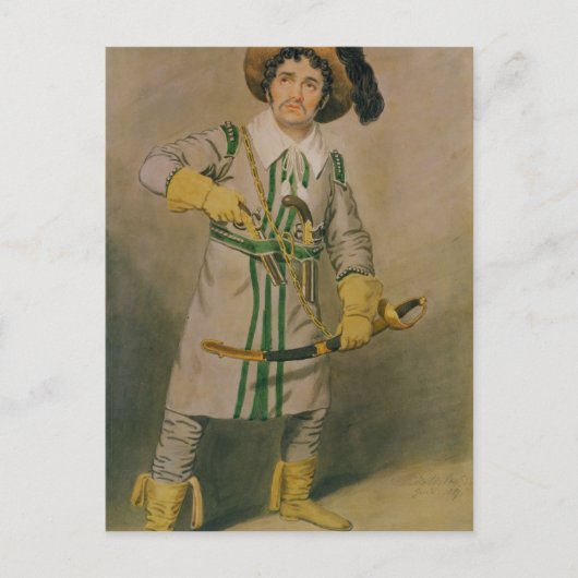 George Smith als Schampt Briefkaart (Voorkant)