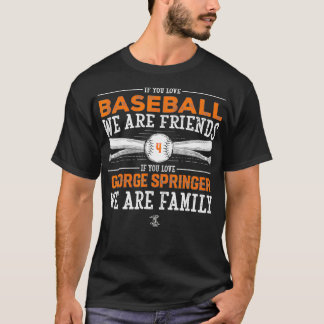 George Springer als je van honkbal houdt T-shirt