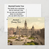 George Square, Glasgow, Schotland Briefkaart (Voorkant / Achterkant)