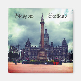 George Square, Glasgow, Schotland, koelkastmagneet Magneet