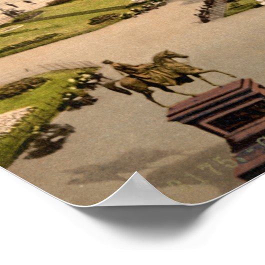 George Square, Glasgow, Schotland Poster (Hoek)