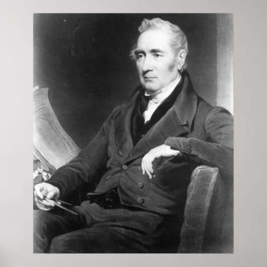 George Stephenson, gegraveerd door Charles Turner Poster (Voorkant)