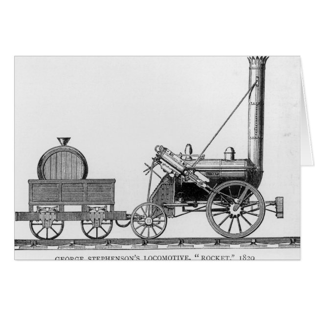 George Stephenson's Locomotive, 'Rocket', 1829 (Voorkant Horizontaal)