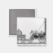 George Stephenson's Locomotive, 'Rocket', 1829 Magneet (Voorkant / Achterkant)