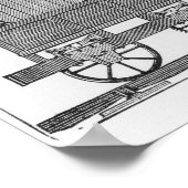 George Stephenson's Locomotive, 'Rocket', 1829 Poster (Hoek)