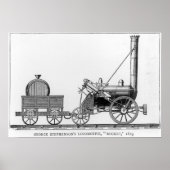 George Stephenson's Locomotive, 'Rocket', 1829 Poster (Voorkant)