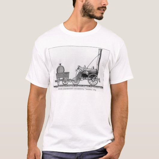 George Stephenson's Locomotive, 'Rocket', 1829 T-shirt (Voorkant)