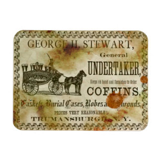  George Stewart Undertaker & Coffins Magnet Magneet
