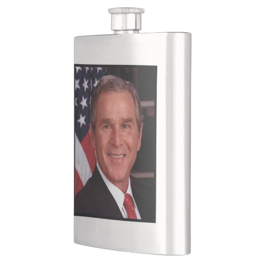 George Struik 43rd Amerikaans President Foto Flacon (Links)