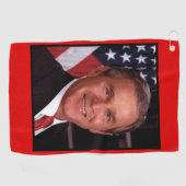 George Struik 43rd Amerikaans President Foto Golfhanddoek (Horizontaal)