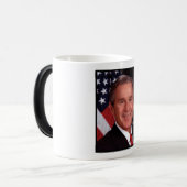 George Struik 43rd Amerikaans President Foto Magische Mok (Voorkant links)