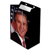 George Struik 43rd Amerikaans President Foto Medium Cadeauzakje (Achterkant Gekanteld)