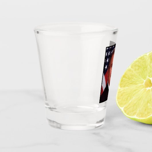 George Struik 43rd Amerikaans President Foto Shot Glas (Links)