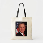 George Struik 43rd Amerikaans President Foto Tote Bag (Voorkant)