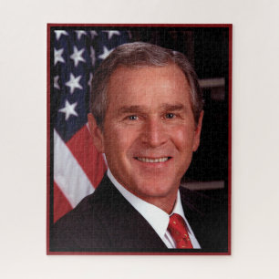 George Struik 43rd President White House Portret Legpuzzel