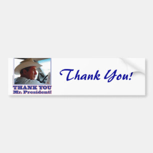 George Struik/Dank u wel! Bumpersticker