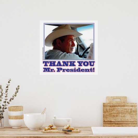 George Struik/Dank u wel! Poster (Keuken)