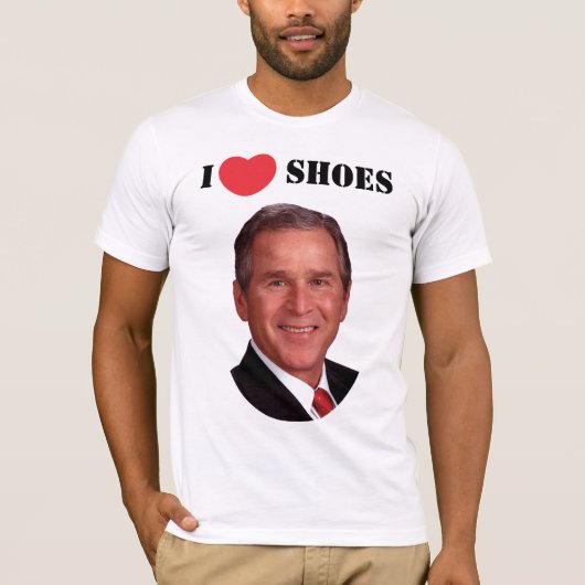 George Struik houdt van schoenen T-shirt (Voorkant)