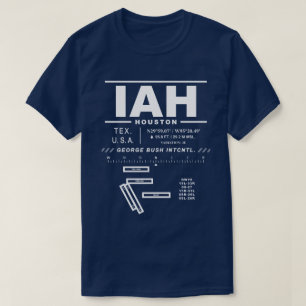 George Struik Intercontinental Airport IAH T-shirt