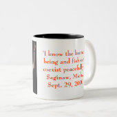 George Struik is zichzelf Tweekleurige Koffiemok (Voorkant rechts)