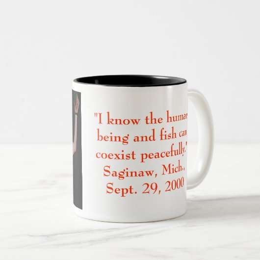 George Struik is zichzelf Tweekleurige Koffiemok (Voorkant rechts)