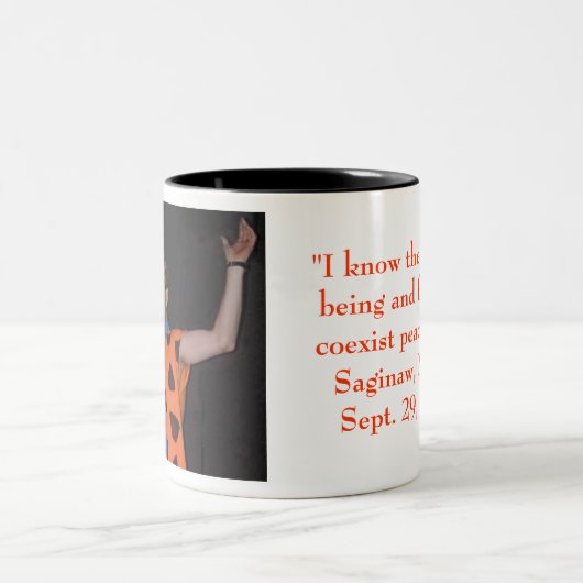 George Struik is zichzelf Tweekleurige Koffiemok (Center)