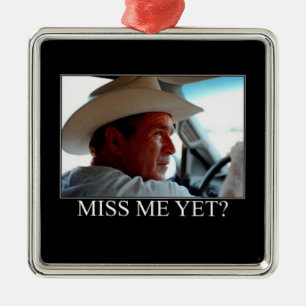 George Struik/Miss me toch? Metalen Ornament