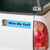 George Struik:  Miss mij toch? Bumpersticker (Op Truck)