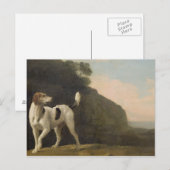 George Stubbs | A Foxhound, c.1760 (olie op papier Briefkaart (Voorkant / Achterkant)