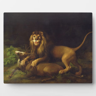 George Stubbs   A Lion Attacking a Stag, c.1765 (o Fotoplaat