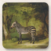 George Stubbs | A Zebra, 1763 (olie op doek) Drankjes Onderzetter (Voorkant)