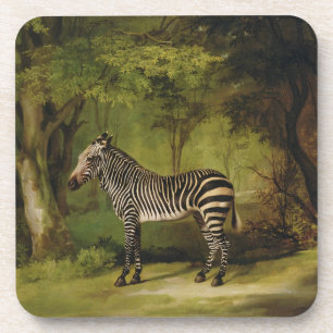 George Stubbs   A Zebra, 1763 (olie op doek) Drankjes Onderzetter