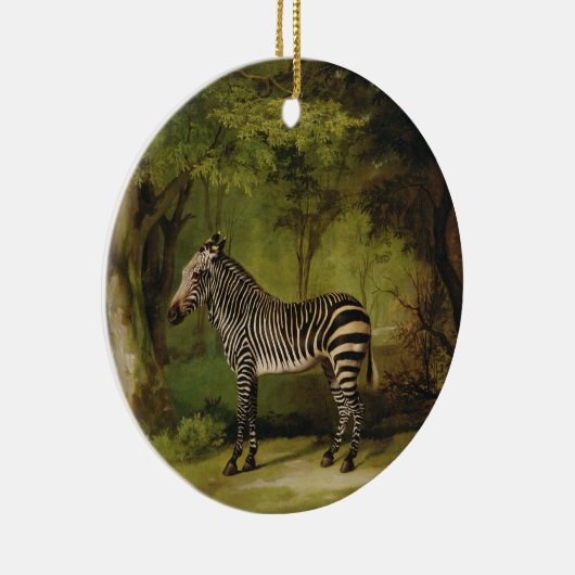 George Stubbs | A Zebra, 1763 (olie op doek) Keramisch Ornament (Rechts)